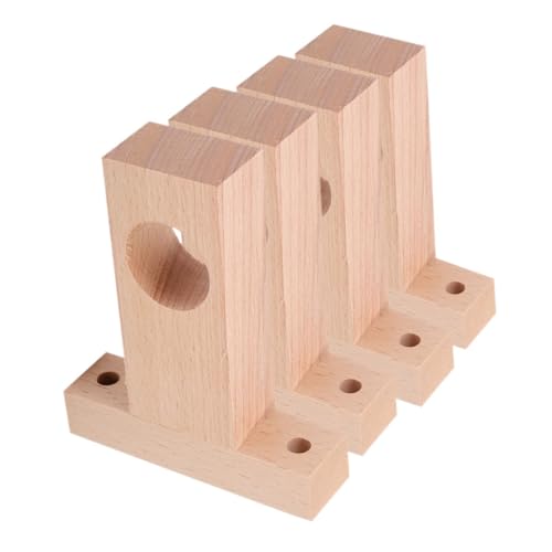 BESTYASH 4 Stück Robuste Holz Gardinenstangenhalterung T förmig Vielseitig für Gardinen Handtücher Kleiderstangen und Duschröhren Stabiler Halter für Langlebiges Wohnaccessoire BESTYASH 4 Stück Robuste Holz Gardinenstangenhalterung T förmig Vielseitig für Gardinen Handtücher Kleiderstangen und Duschröhren Stabiler Halter für Langlebiges Wohnaccessoire von BESTYASH
