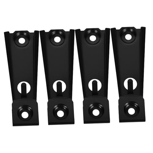 BESTYASH 4 Stück Sofa -Hardware -verbindungsteile Liegesessel Couch Möbelstabilisierungshalterung Sofa Reparaturklemme Liege -Couch - Modularer Sofaverbinder Schwarz Eisen von BESTYASH