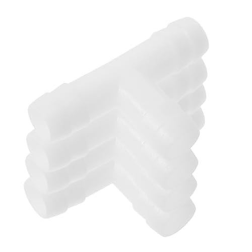 BESTYASH 4 Stück Teiliges Drei wege Schlauchanschluss Klimaanlagen Wasserdichter Ablaufschlauch Verbinder Robustes Anschlussstück für Außengeräte Ersatz für Defekte Drainageschläuche von BESTYASH