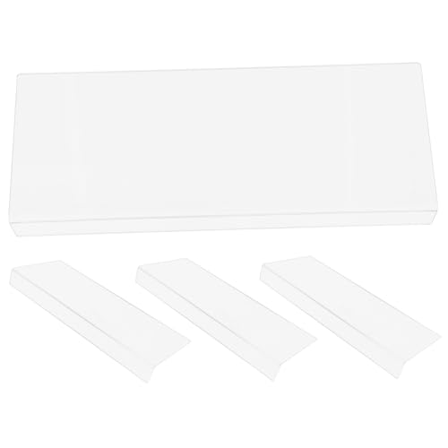 BESTYASH 4 Stück Teiliges Dusch Badewannen spritzschutz Transparenter Eckschutz aus Langlebigem Flexibel Einsetzbar für Waschbecken Küche und Bad Einfache Montage ohne Werkzeug BESTYASH 4 Stück Teiliges Dusch Badewannen spritzschutz Transparenter Eckschutz aus Langlebigem Flexibel Einsetzbar für Waschbecken Küche und Bad Einfache Montage ohne Werkzeug von BESTYASH