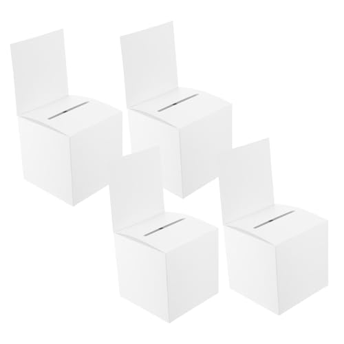 BESTYASH 4 Stück Teiliges Stabile Mehrzweck losbox aus Robustem Material Vielseitige Aufbewahrungsbox für Spenden Abstimmungen und Geschenkumschläge bei Firmenevents Partys und BESTYASH 4 Stück Teiliges Stabile Mehrzweck losbox aus Robustem Material Vielseitige Aufbewahrungsbox für Spenden Abstimmungen und Geschenkumschläge bei Firmenevents Partys und von BESTYASH