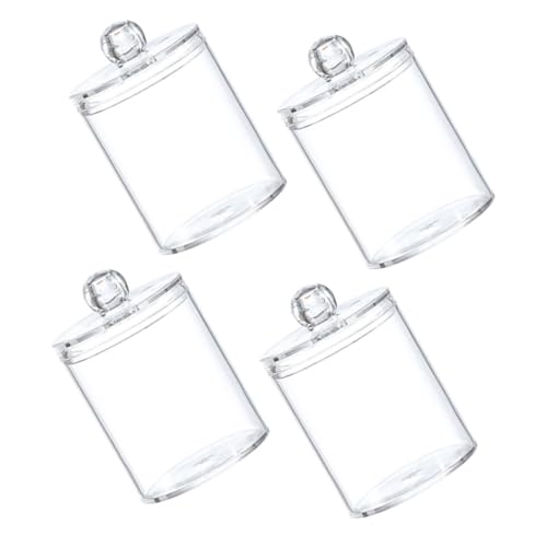 BESTYASH 4 Stück Transparente Aufbewahrungsboxen für Kosmetik Staubdichte Baumwollpad Wattestäbchen behälter mit Deckel Stabile zur Badezimmer organisation und Vielseitigen Aufbewahrung BESTYASH 4 Stück Transparente Aufbewahrungsboxen für Kosmetik Staubdichte Baumwollpad Wattestäbchen behälter mit Deckel Stabile zur Badezimmer organisation und Vielseitigen Aufbewahrung von BESTYASH