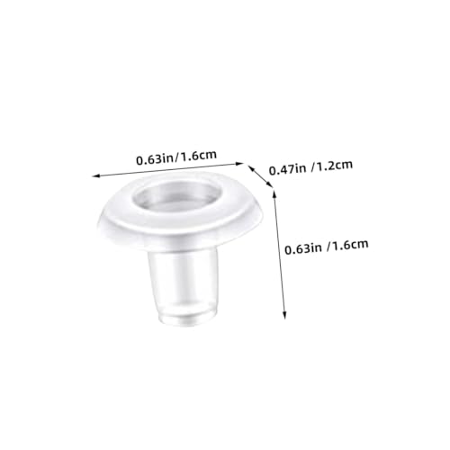 BESTYASH 40 Stück Transparente Endkappen für Horizontale Jalousien Untere Schiene Langlebige Blindenschienen stecker Einfache Montage Ersatz für Beschädigte Gardinenschienen zubehör von BESTYASH