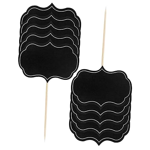 BESTYASH 48Stücke Käse Marker und Food Labels für Party Buffet Wiederverwendbare Beschreibbare Tafeln für Hochzeiten Feiern und Selbstbedienungsbuffets von BESTYASH