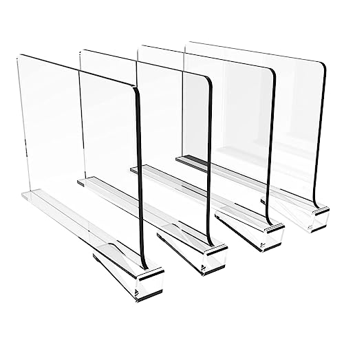 BESTYASH 4stücke Regalteiler Schrankteiler Schrankteiler Kleiderschrankteiler Regaltrenner Klar Regal Teiler Schrank Teiler Kleiderschrank Regal Separator BESTYASH 4stücke Regalteiler Schrankteiler Schrankteiler Kleiderschrankteiler Regaltrenner Klar Regal Teiler Schrank Teiler Kleiderschrank Regal Separator von BESTYASH