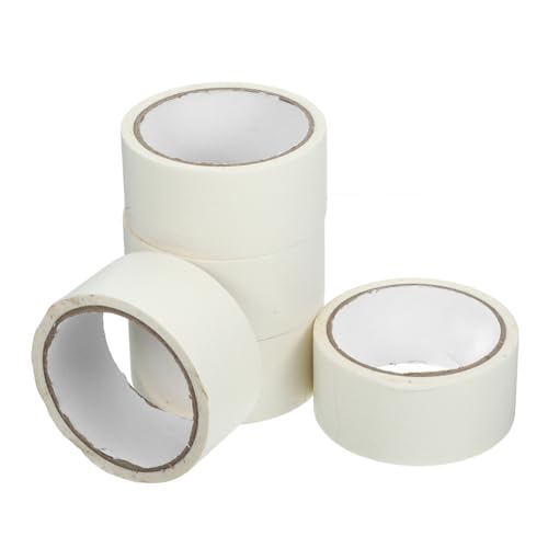 BESTYASH 5 Rollen Malerkrepp Selbstklebendes Ablösbares Malerband für Wände Papierbasiertes Rückstandsloses Klebeband Vielseitig Einsetzbar für Renovierung und Malerarbeiten von BESTYASH