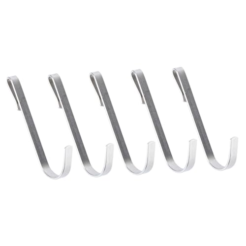 BESTYASH 5 Stück Multifunktionaler Edelstahl Küchen Wandregal Aufbewahrungssystem Platzsparend Robust für Messer Schneidebrett Topfdeckel Gewürze Küche Organizer mit J haken Zubehör von BESTYASH