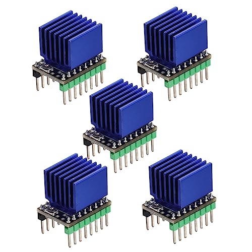 BESTYASH 5 Stück Teiliges Drucker Zubehör Mute Stepper Motor Treiber für Präzise Motorsteuerung und Effiziente Kühlung Kompatibel mit Reprap Druckern BESTYASH 5 Stück Teiliges Drucker Zubehör Mute Stepper Motor Treiber für Präzise Motorsteuerung und Effiziente Kühlung Kompatibel mit Reprap Druckern von BESTYASH