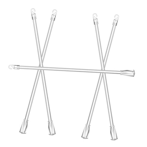 BESTYASH 5 Stück Teiliges Transparente Jalousienstangen Ersatzteile mit Haken Robuste und Langlebige Vorhangzubehör Stäbe für Senkrechte Jalousien Einfache Installation Geeignet für BESTYASH 5 Stück Teiliges Transparente Jalousienstangen Ersatzteile mit Haken Robuste und Langlebige Vorhangzubehör Stäbe für Senkrechte Jalousien Einfache Installation Geeignet für von BESTYASH