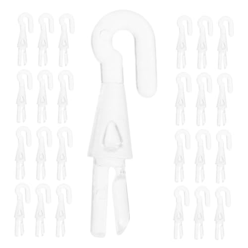 BESTYASH 50 Stück Teiliges Blind Wand Haken aus Robustem Legierungsmaterial Langlebig und Bruchfest Einfache Montage Komfortabler Griff für Müheloses Öffnen von Vertikalen Jalousien und BESTYASH 50 Stück Teiliges Blind Wand Haken aus Robustem Legierungsmaterial Langlebig und Bruchfest Einfache Montage Komfortabler Griff für Müheloses Öffnen von Vertikalen Jalousien und von BESTYASH