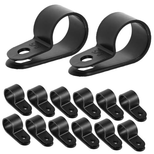 BESTYASH 50 Stück Teiliges Kabelclips aus Robustem PVC Drahthalter für Kabel mit Zuverlässige Kabelklemme für Kabelmanagement und Kabelwirrwarr lösungen im Haushalt und Büro BESTYASH 50 Stück Teiliges Kabelclips aus Robustem PVC Drahthalter für Kabel mit Zuverlässige Kabelklemme für Kabelmanagement und Kabelwirrwarr lösungen im Haushalt und Büro von BESTYASH