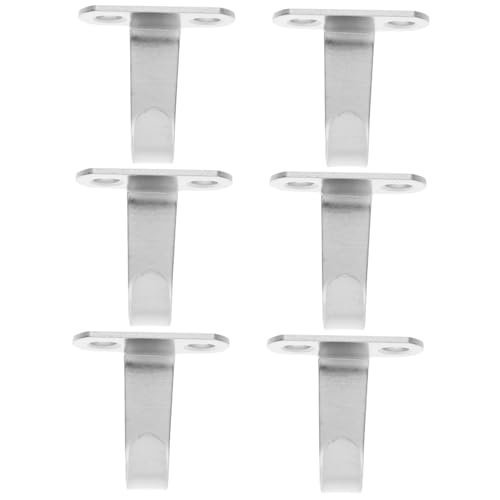 BESTYASH 6 Stück Teiliges Edelstahl wandhaken Rostfreie Deckenhaken mit Hoher Tragkraft Multifunktionale Kleiderhaken für Bad Küche Balkon und Garten zum Aufhängen von Pflanzen Laternen von BESTYASH