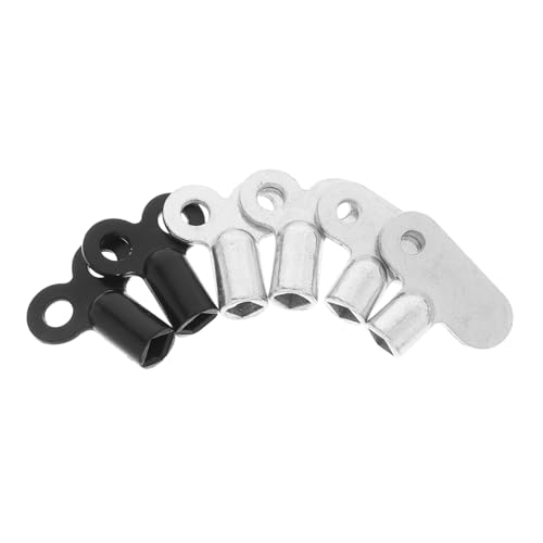 BESTYASH 6 Stück Teiliges Heizkörper entlüftungsschlüssel set Universalschlüssel für Heizkörper Wasserhahnventile Verlängerter Praktischer Sanitärschlüssel mit Vorgebohrtem zur Einfachen von BESTYASH