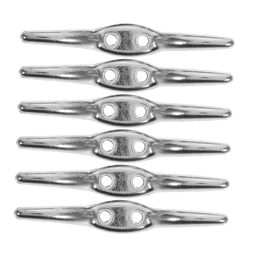 BESTYASH 6 Stück Teiliges Metall klemmhaken für Jalousien Schnurstopper Kordelhalter Fenster Schnurwickler für Sichere Befestigung und Einfache Bedienung bei Vorhängen und Rollos von BESTYASH