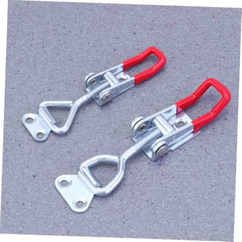 BESTYASH 6 Stück Teiliges Verstellbares Schwerlast toggle klemmverschluss Eisen für Türen Kisten Scheunentore bis Belastbar Schnelle Montage und Sichere Verriegelung von BESTYASH