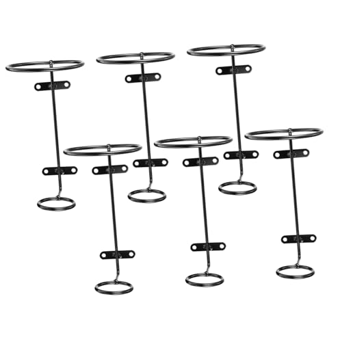BESTYASH 6 Stück Teiliges Wand Weinregal aus Hochwertigem Eisen Rotes Weinflaschenhalter zum Hängenden Abstellen Rostfreies Flaschenregal für Rotwein Bier und Dekoration Platzsparend und BESTYASH 6 Stück Teiliges Wand Weinregal aus Hochwertigem Eisen Rotes Weinflaschenhalter zum Hängenden Abstellen Rostfreies Flaschenregal für Rotwein Bier und Dekoration Platzsparend und von BESTYASH
