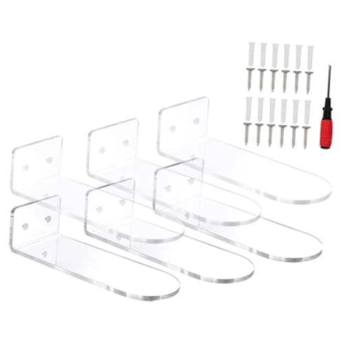 BESTYASH 6 Stück Teiliges Wandmontage Schuhregal Transparentes Wand Schuhdisplay Regal Platzsparend Schuhablage für Zuhause Wohnzimmer Schlafzimmer Schuhorganizer für Sportschuhe High BESTYASH 6 Stück Teiliges Wandmontage Schuhregal Transparentes Wand Schuhdisplay Regal Platzsparend Schuhablage für Zuhause Wohnzimmer Schlafzimmer Schuhorganizer für Sportschuhe High von BESTYASH