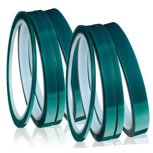 BESTYASH 8 Rollen Hitzebeständiges Klebeband Polyimid Wärmeisolierband in Breiten für Sublimation Elektronik DIY Handwerk Schutz bei Hohen Temperaturen BESTYASH 8 Rollen Hitzebeständiges Klebeband Polyimid Wärmeisolierband in Breiten für Sublimation Elektronik DIY Handwerk Schutz bei Hohen Temperaturen von BESTYASH