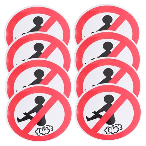 BESTYASH 8 Stück Teiliges Auto Fenster Aufkleber PVC Witzige No Farting Warnung für Pkw Lkw Motorräder Humorvolle Bumper Sticker Wetterfest Einfache Anbringung BESTYASH 8 Stück Teiliges Auto Fenster Aufkleber PVC Witzige No Farting Warnung für Pkw Lkw Motorräder Humorvolle Bumper Sticker Wetterfest Einfache Anbringung von BESTYASH