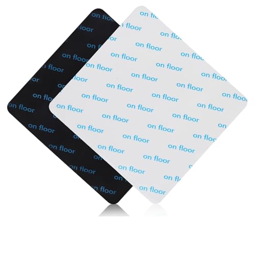 BESTYASH 8 Stück Teiliges Teppich Rutsch Pad Wiederverwendbare Teppichgripper aus PU für Sichere Teppichecken Selbstklebende rutschfeste Unterlage für Wohnzimmer Büro Küche von BESTYASH