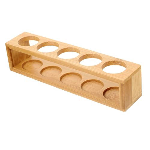 BESTYASH Ätherisches Öl Organizer Flaschenaufbewahrungsregal Holz Flaschenregal Stand Display Box Für Ätherische Ölflaschen Schreibtischdekoration von BESTYASH