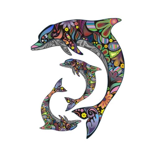 BESTYASH Abstrakter Delfin Wandsticker Mandala Motiv Ablösbar Selbstklebend Kreative Badezimmer Tür Fenster Dekoration Vielseitig Wand Fliesen Glas Metall Geeignet BESTYASH Abstrakter Delfin Wandsticker Mandala Motiv Ablösbar Selbstklebend Kreative Badezimmer Tür Fenster Dekoration Vielseitig Wand Fliesen Glas Metall Geeignet von BESTYASH