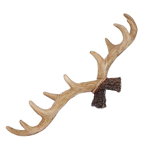 BESTYASH Antler Design Wandhaken Retro Stil aus Robustem Harz Dekorativer Garderobenhaken für Schlüssel Mäntel Hüte Vintage Wanddekoration für Zuhause Mittelgroß BESTYASH Antler Design Wandhaken Retro Stil aus Robustem Harz Dekorativer Garderobenhaken für Schlüssel Mäntel Hüte Vintage Wanddekoration für Zuhause Mittelgroß von BESTYASH