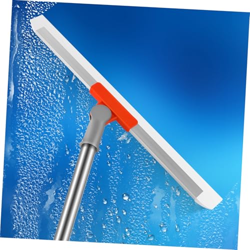 BESTYASH Ausziehbarer Silikon Fensterwischer mit Flexiblem Kopf und Teleskopstiel Bad und Duschabzieher für Glasflächen Wandhängend Multifunktional für Badezimmer und Fensterreinigung von BESTYASH