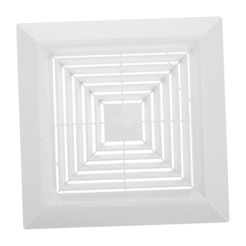 BESTYASH Badlüfter Abdeckung aus Wetterfestem Quadratisches Lüftungsgitter mit Federn Schutz für Decken Wandmontage Staubschutz für Badezimmer Küchenventilatoren Luftzirkulationsfördernd von BESTYASH