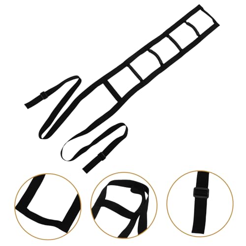 BESTYASH Bettleiter Aufrichthilfe mit Gepolsterten Griffen Verstellbar für Senioren Patienten Bett Unterstützung Sit Up Assist Strap zur Genesung und Leichterem von BESTYASH