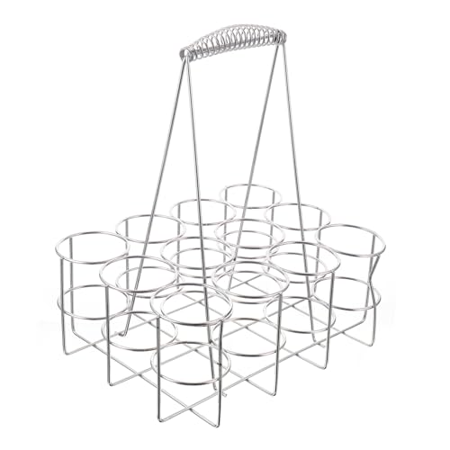 BESTYASH Bierflaschenhalter aus Tragbarer Bierregal Organizer für Flaschen für Grillpartys und Robustes und Bequemes Design zur Flaschenlagerung von BESTYASH