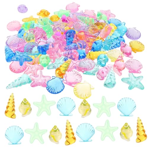 BESTYASH Bunte Muschel Deko Meeresschnecken Wasserfest Aquarium Füller Schatzsuche Kinderparty Meerestier Deko Kreativ BESTYASH Bunte Muschel Deko Meeresschnecken Wasserfest Aquarium Füller Schatzsuche Kinderparty Meerestier Deko Kreativ von BESTYASH