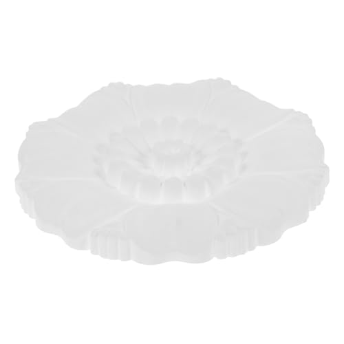 BESTYASH Ceiling Medallion Dekorative Kunststoffplatte Weiß mit Ornamenten Einfache Montage Europäischer Stil Runde Abdeckplatte für Innenbeleuchtung und Deckenlampen Ersatz für BESTYASH Ceiling Medallion Dekorative Kunststoffplatte Weiß mit Ornamenten Einfache Montage Europäischer Stil Runde Abdeckplatte für Innenbeleuchtung und Deckenlampen Ersatz für von BESTYASH