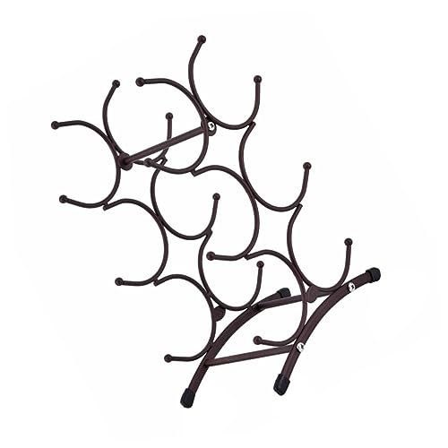 BESTYASH Dekoratives Weinregal aus Robustem Elektroplattiertem Metall Platzsparend für Küche und Esszimmer Flaschen Fassungsvermögen für Zuhause Bar und Besondere Anlässe von BESTYASH