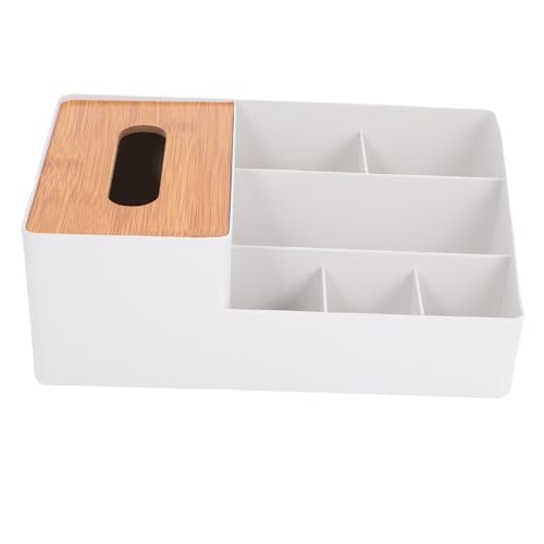 BESTYASH Desktop Organizer Box aus und Multifunktionale Taschentuchbox mit Fächern für Schreibtisch Wohnzimmer und Badezimmer BESTYASH Desktop Organizer Box aus und Multifunktionale Taschentuchbox mit Fächern für Schreibtisch Wohnzimmer und Badezimmer von BESTYASH