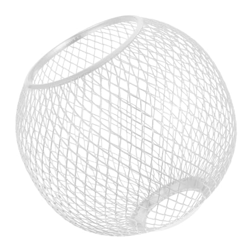 BESTYASH Draht Lampenschirm Hohlraum design Moderner Runder Lampenschirm Sanfte Lichtstreuung Robust für Wohnzimmer Esszimmer Schlafzimmer Dekorative Pendelleuchte von BESTYASH