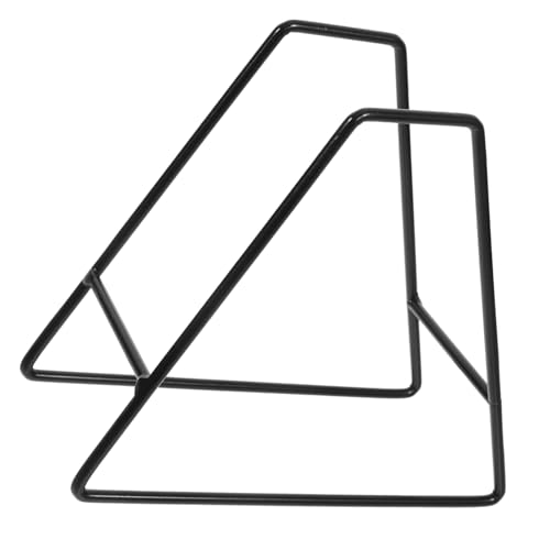 BESTYASH Dreieck Spritzlack Isolierständer Hitzeisolierung Stabiles Geschirrregal Platzsparend Für Teller Untersetzer Küchenutensilien Organizer Schwarz von BESTYASH
