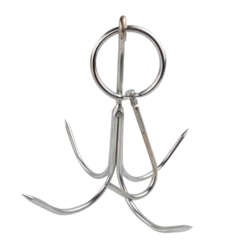 BESTYASH Edelstahl Fleischhaken mit Drehfunktion Robuster Küchenhaken zum Aufhängen von und Fleisch Multifunktionaler Metallhaken für Metzger und Küchenorganizer Platzsparend und Leicht zu von BESTYASH