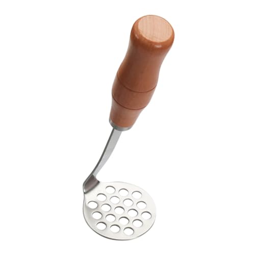 BESTYASH Edelstahl Kartoffelstampfer mit Holzgriff Langlebiger Kartoffelpüree Stampfer Einfache Handhabung Spülmaschinenfreundlich Vielseitiges Küchentool zum Schnellen Gemüse und BESTYASH Edelstahl Kartoffelstampfer mit Holzgriff Langlebiger Kartoffelpüree Stampfer Einfache Handhabung Spülmaschinenfreundlich Vielseitiges Küchentool zum Schnellen Gemüse und von BESTYASH