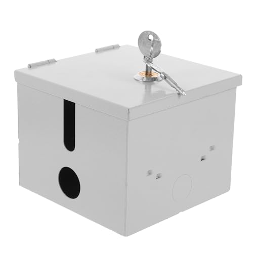 BESTYASH Edelstahl Outdoor Steckdosenschutz mit Schloss Witterungsbeständig Rostfrei Abschließbare Steckdosenbox für Verlängerungskabel Wetterfeste Elektroschutzbox Zufällige Farbe BESTYASH Edelstahl Outdoor Steckdosenschutz mit Schloss Witterungsbeständig Rostfrei Abschließbare Steckdosenbox für Verlängerungskabel Wetterfeste Elektroschutzbox Zufällige Farbe von BESTYASH