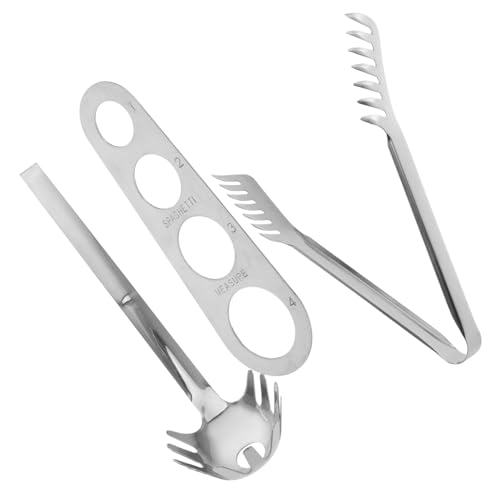 BESTYASH Edelstahl Pasta Server Spaghetti Serviergabel Nudelheber Vielseitig für Küche Ergonomisch Langlebig Einfach zu Handhaben und Aufzubewahren BESTYASH Edelstahl Pasta Server Spaghetti Serviergabel Nudelheber Vielseitig für Küche Ergonomisch Langlebig Einfach zu Handhaben und Aufzubewahren von BESTYASH