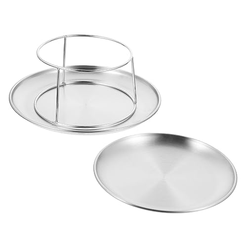 BESTYASH Edelstahl Servierplatte Lagig Wiederverwendbares Snack Tablett für Partys Multifunktionales Kuchen und Obsttablett für Hochzeiten Geburtstage Babyshows und Festliche Anlässe BESTYASH Edelstahl Servierplatte Lagig Wiederverwendbares Snack Tablett für Partys Multifunktionales Kuchen und Obsttablett für Hochzeiten Geburtstage Babyshows und Festliche Anlässe von BESTYASH