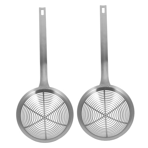 BESTYASH Edelstahl Spinnensieb Löffel Feinmaschiges Nudelsieb Multifunktional zum Abgießen von Pasta Frittieren und Suppen Skimmen Ergonomischer Griff Langlebig Leicht zu Reinigen BESTYASH Edelstahl Spinnensieb Löffel Feinmaschiges Nudelsieb Multifunktional zum Abgießen von Pasta Frittieren und Suppen Skimmen Ergonomischer Griff Langlebig Leicht zu Reinigen von BESTYASH
