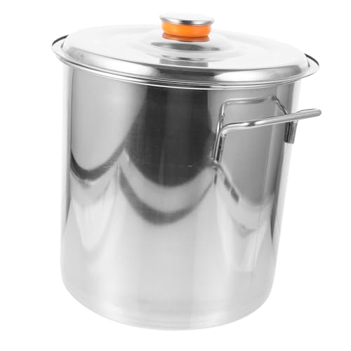 BESTYASH Edelstahl Suppentopf Edelstahlkessel Kochtopf für Meeresfrüchte und Eintöpfe Langlebiger Hochwertiger Metalltopf für Schonendes Garen und Lange Kochzeiten BESTYASH Edelstahl Suppentopf Edelstahlkessel Kochtopf für Meeresfrüchte und Eintöpfe Langlebiger Hochwertiger Metalltopf für Schonendes Garen und Lange Kochzeiten von BESTYASH