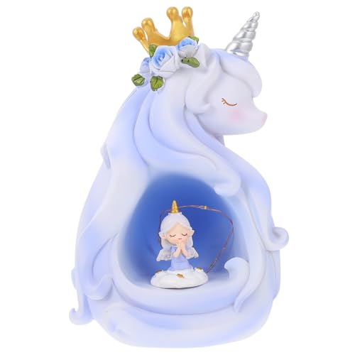 BESTYASH Einhorn Tischlampe aus Hochwertigem Kunstharz Kreatives Nachtlicht für Kinderzimmer Dekorative Schreibtischleuchte Rosa für Mädchen und Familien BESTYASH Einhorn Tischlampe aus Hochwertigem Kunstharz Kreatives Nachtlicht für Kinderzimmer Dekorative Schreibtischleuchte Rosa für Mädchen und Familien von BESTYASH