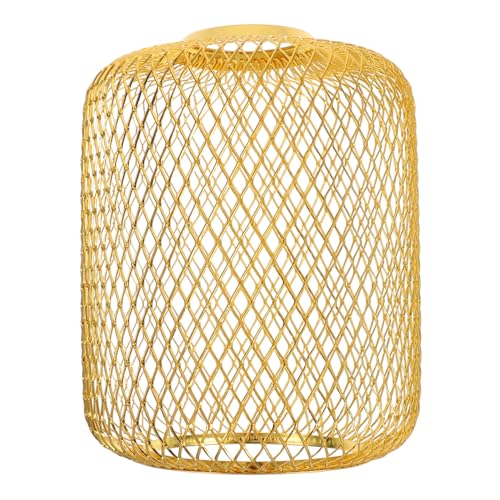 BESTYASH Eiserner Lampenschirm Hängend Modern Hohlkonstruktion Robust Für Wohnzimmer Schlafzimmer Esszimmer Warmes Licht Dekorative Lampenabdeckung von BESTYASH