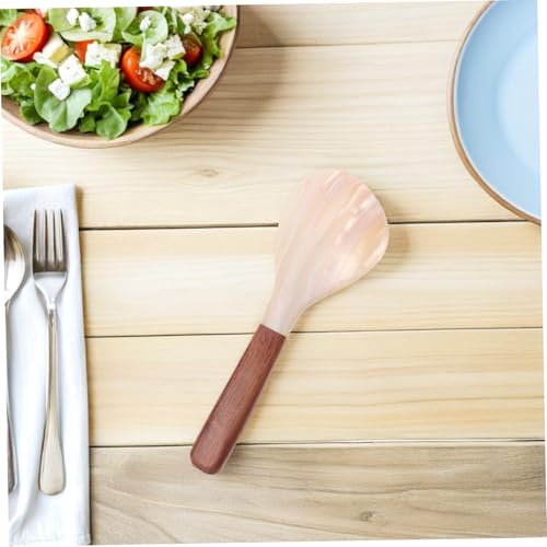 BESTYASH Eleganter Reislöffel aus Antihaftbeschichtetem Material Multifunktional für Reis Salate und Rühren Kompatibel mit Reiskochern Langlebiges Küchenutensil für Präzises Servieren und BESTYASH Eleganter Reislöffel aus Antihaftbeschichtetem Material Multifunktional für Reis Salate und Rühren Kompatibel mit Reiskochern Langlebiges Küchenutensil für Präzises Servieren und von BESTYASH