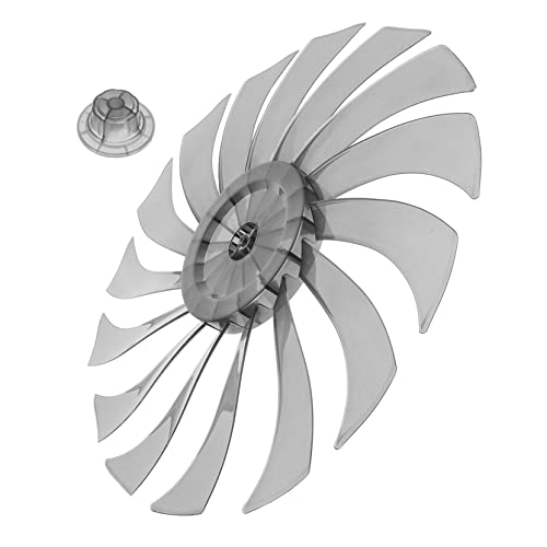 BESTYASH Ersatzteil für Ventilatorblätter Universelles Zubehör für Tisch und Standventilatoren Transparent Schwarz Leicht zu Installieren Langlebig und Geräuscharm von BESTYASH