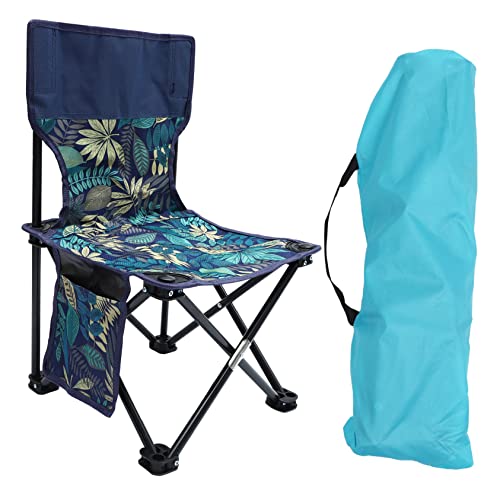 BESTYASH Faltbarer Angelstuhl aus Oxford Tragbarer Campingstuhl mit Rückenlehne Leicht und für Outdoor Aktivitäten Am Strand oder Beim Angeln Tragetasche Zufällige Farbe Zufällige Farbe von BESTYASH