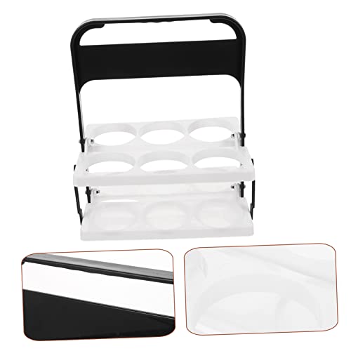 BESTYASH Faltbarer Bierflaschenträger aus Robustem Material Tragbarer Getränkehalter für Bar Party und Zuhause Praktischer Bierkorb mit Griff für Ktv und Outdoor Einsatz von BESTYASH